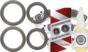 Electro Voice Link 9 Speaker Surround Re-Foam Complete Repair Kit For Passive Radiator And Woofer
